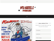 Tablet Screenshot of bothbarrels.us